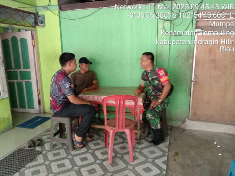 DI BULAN PUASA BABINSA KORAMIL 03/TEMPULING TETAP SEMANGAT MELAKSANAKAN KOMSOS