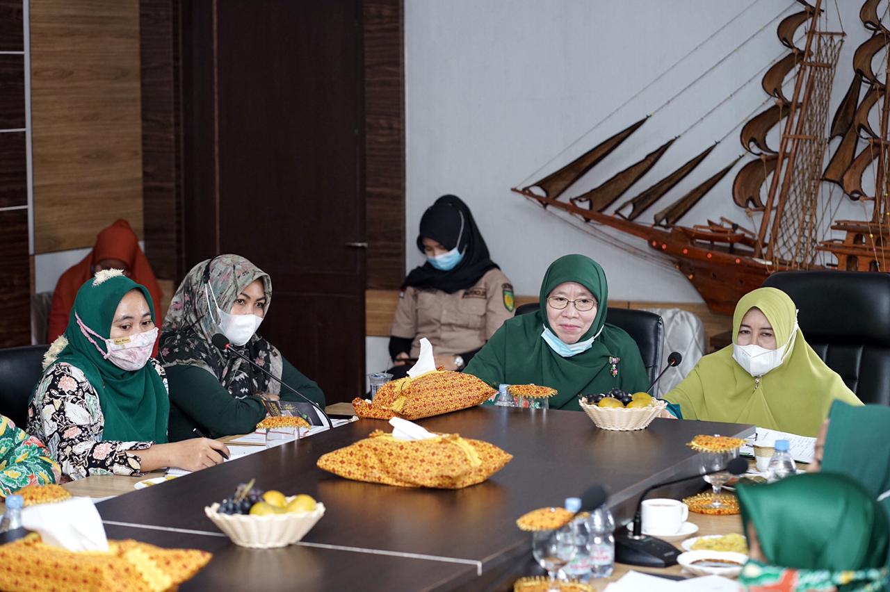 Sinergi dengan Baznas Inhil, PC Muslimat NU Gelar Rapat Persiapan Isra' Mi'raj