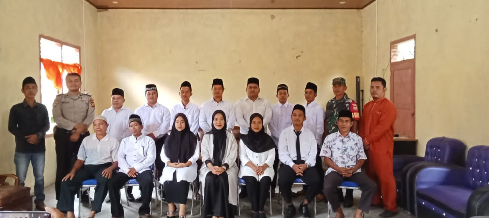 Danramil 09/Kemuning Dampingi Pelantikan Kepala Desa