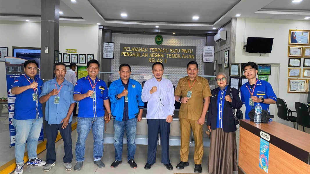 Sambangi Pengadilan Negeri Tembilahan, KNPI Inhil: Kita Perkuat Literasi Hukum Pemuda Dan Masyarakat