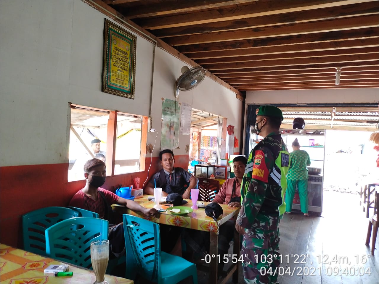 Humanis, Serda Pernando Sitompul Komsos Protokol Kesehatan ke Masyarakat