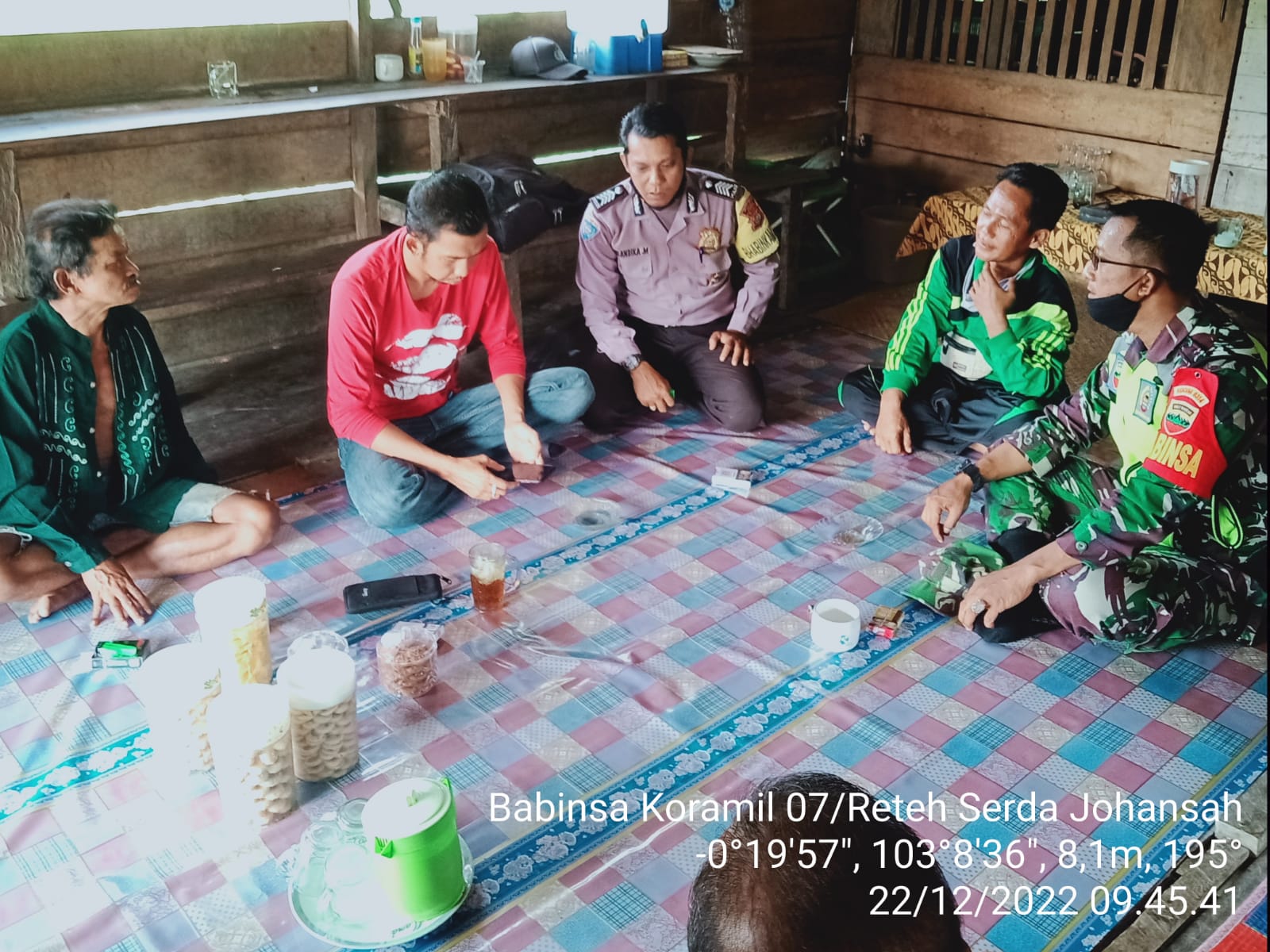 Berikan Informasi dan Jaga Keamanan Bersama Serda Johansah