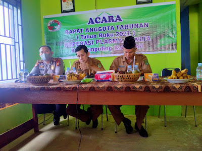 Diskop UKM Inhil Hadiri Kegiatan RAT Koperasi Plasma Sawita