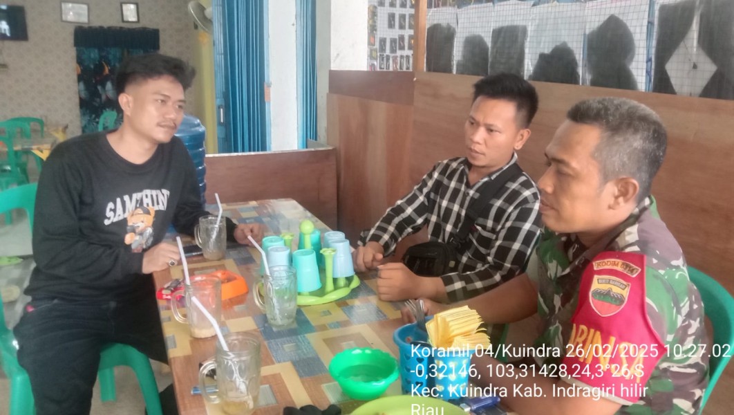 Komsos Babinsa Koramil 04/Kuindra, Meningkatkan Kepedulian Masyarakat di Kampung Pancasila