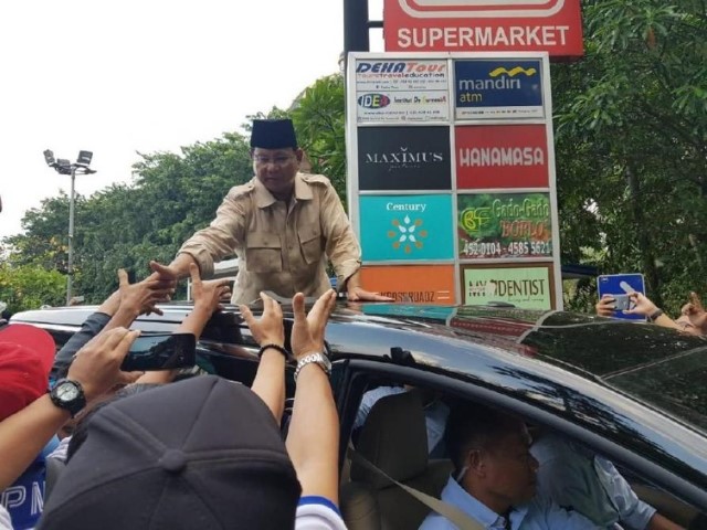 Prabowo Melejit di Survei Kompas, BPN: Jokowi Potensial Dikalahkan