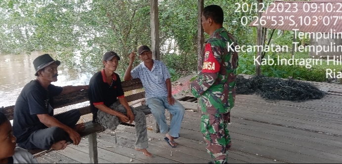 Babinsa 03/Tpl Serka Nuryadi Sambangi Warga Masyarakat Binaan