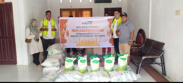 Jelang Lebaran, PKS PT SPC Salurkan Bantuan CSR dan Santunan Anak Yatim