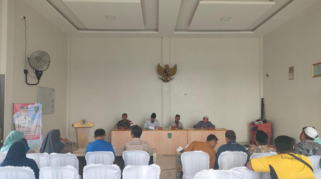 Babinsa Koramil 03/Tpl Hadiri Rapat Persiapan MTQ Ke-45 Tingkat Kecamatan