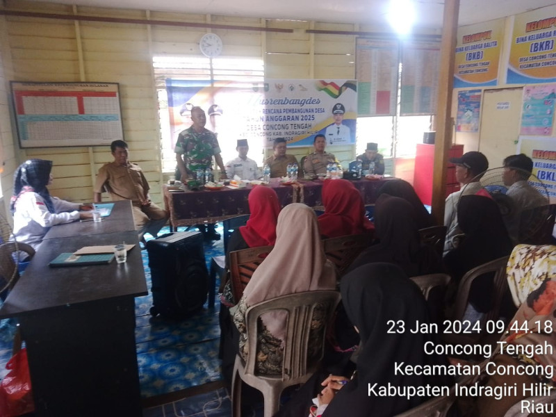 Melalui Musrembangdes, Danramil 04/Kdr Siap Mendukung Pembangunan Desa