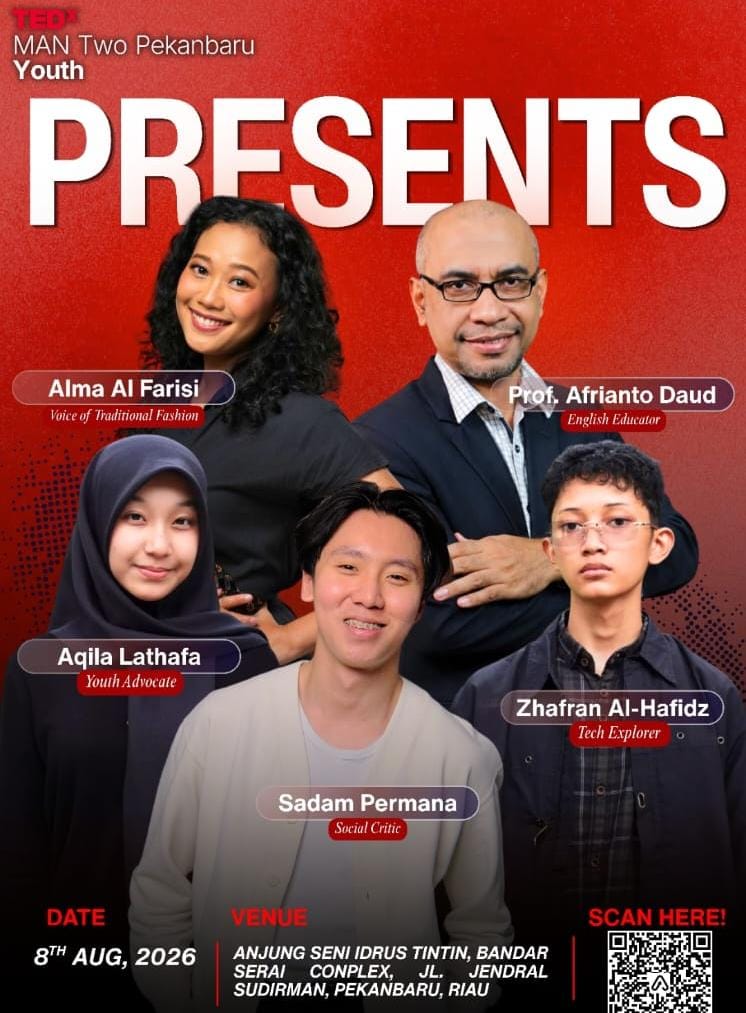 100 Tiket Early Bird TEDxMAN Two Pekanbaru Youth Ludes dalam Hitungan Hari, Penjualan Normal Wave Telah Dibuka
