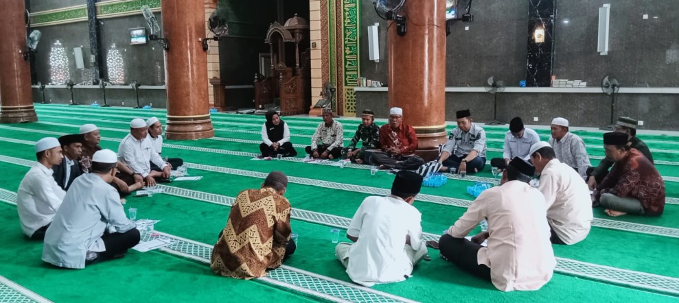 Babinsa Koramil 07/Reteh Hadiri Persiapan Menyambut Bulan Suci Ramadhan 1446 H/2025 M