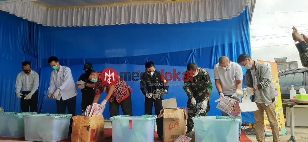 BPOM Inhil Musnahkan Makanan dan Obat Ilegal Bernilai Ratusan Juta Rupiah 