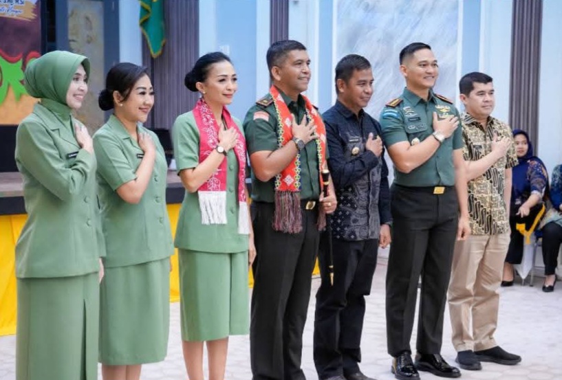 Ahmad Yuzar Sambut Kunker Komandan Korem 031/Wira Bima