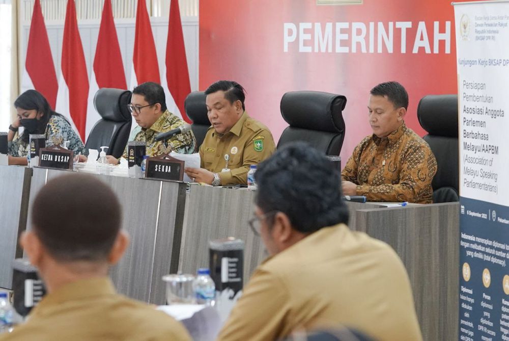 Persiapan Pembentukan Parlemen Bahasa Melayu, Pemprov Riau Terima Kunjungan DPR RI