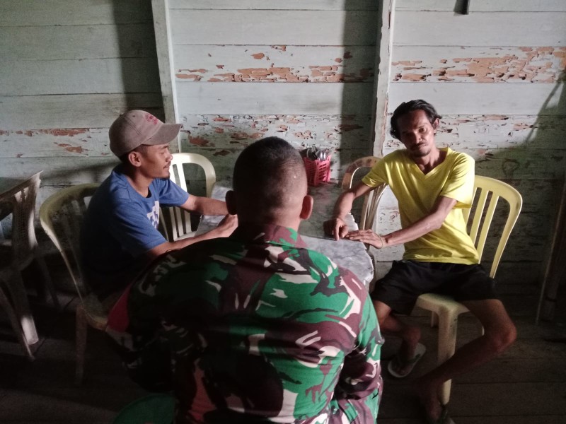 Kegiatan SDM Babinsa Koramil 07/Reteh: Jaga Kebersamaan dan Keamanan