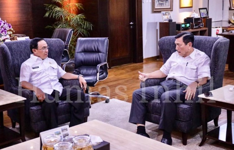 Bupati HM. Wardan Rapat dengan Menkomaritim RI “Tindak Lanjuti pertemuan di Inhil”.