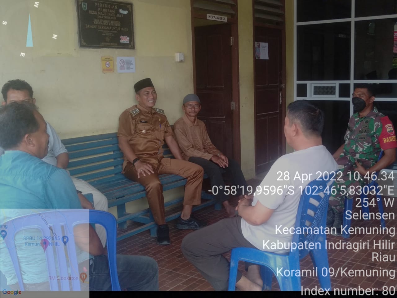 Serka Harianto Malau Aktif Lakukan Komsos Bersama Kades