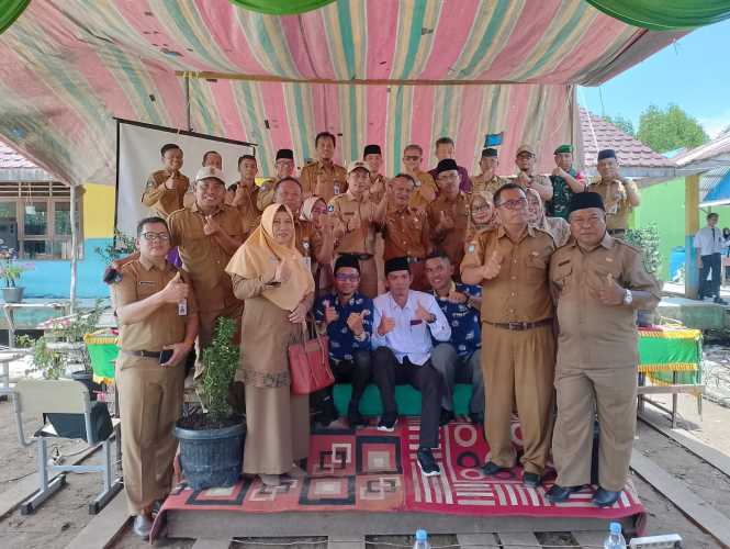 Danramil 04/Kuindra Dampingi Pisah Sambut Kepala Sekolah SMAN 1 Concong