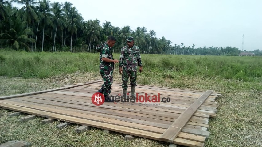 Danramil 07/Reteh: Kita Upayakan Hari ini Rampung Semua 