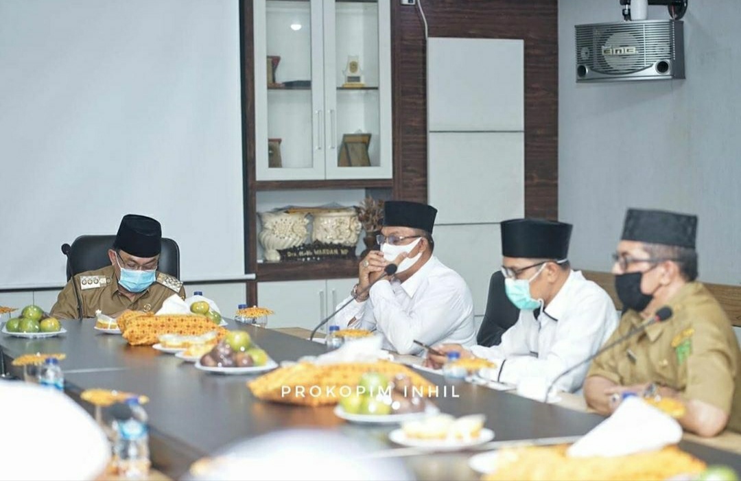 Bupati HM Wardan Sambut Kunjungan Pimpinan Pondok Pesantren di Inhil
