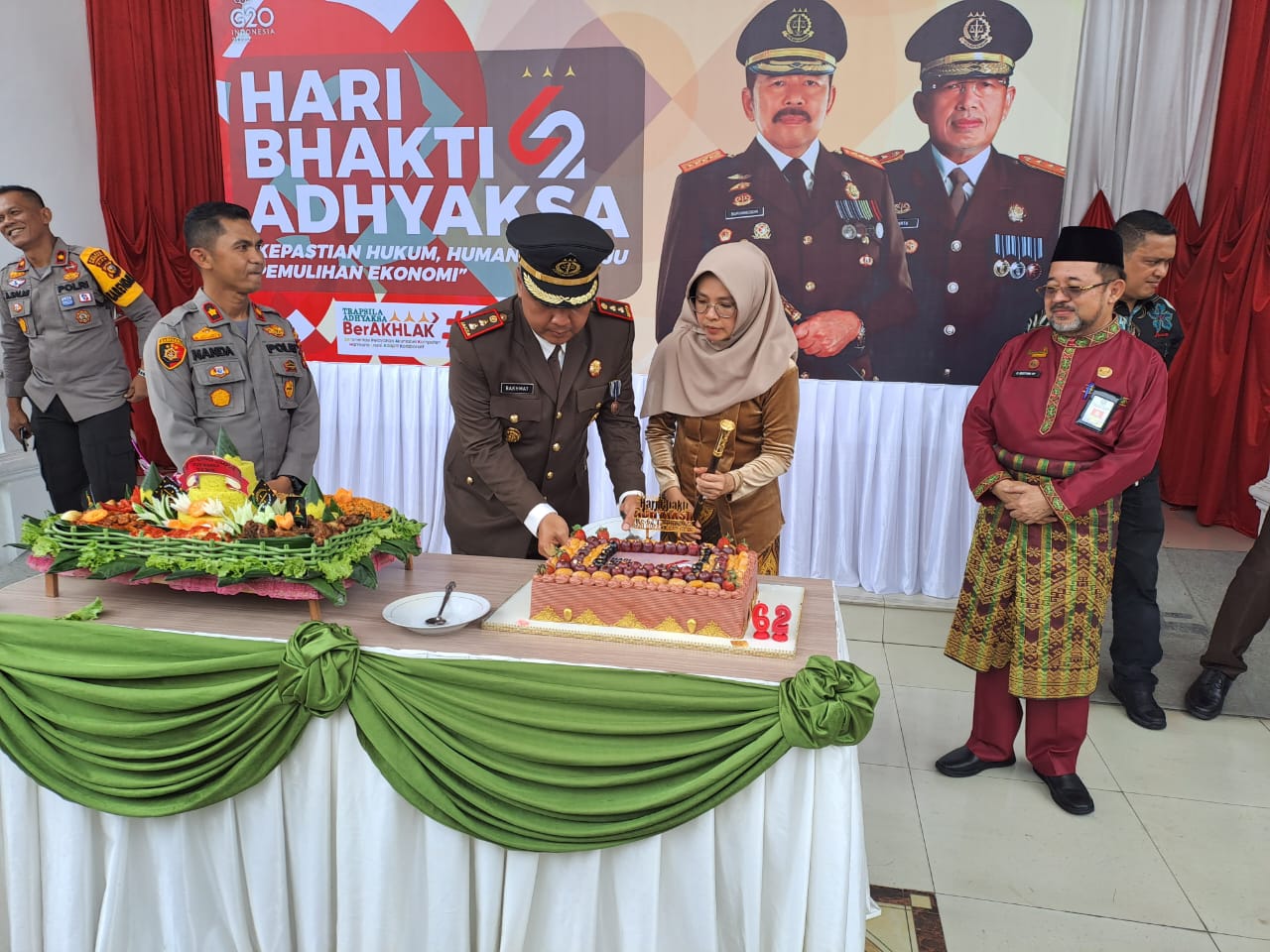 Kejaksaan Negeri Bengkalis Peringati HBA Ke 62.