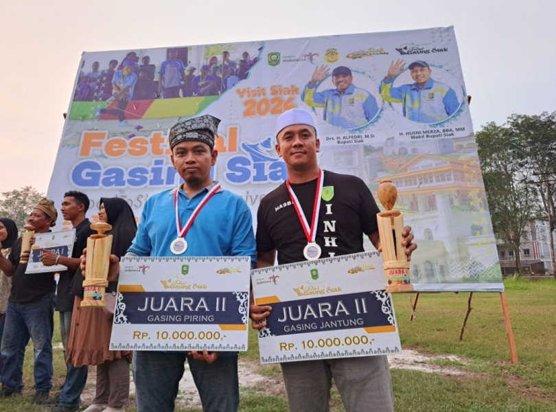 Raih Juara 2 di Event Festival Gasing Siak 2023, Tim Gasing Inhil Bawa Pulang Uang Tunai Puluhan Juta Rupiah