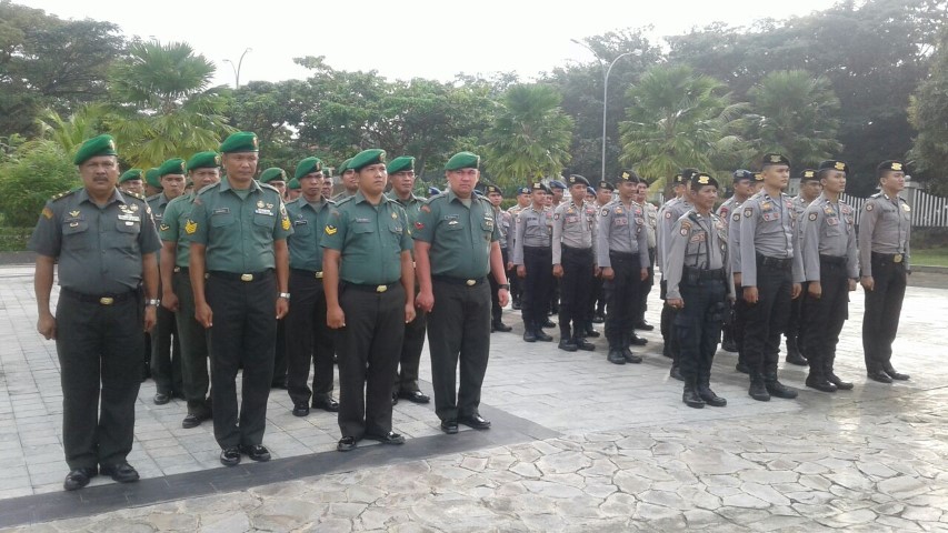 Koramil 01/Tembilahan Ikuti Uparcara 17 Hari Bulan Dikantor Bupati Inhil 