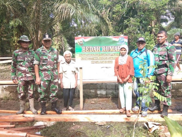 Jelang Hari Juang KartikaTNI, Kodim 0314/Inhil Gandeng BRI Cabang Tembilahan Lakukan ini 