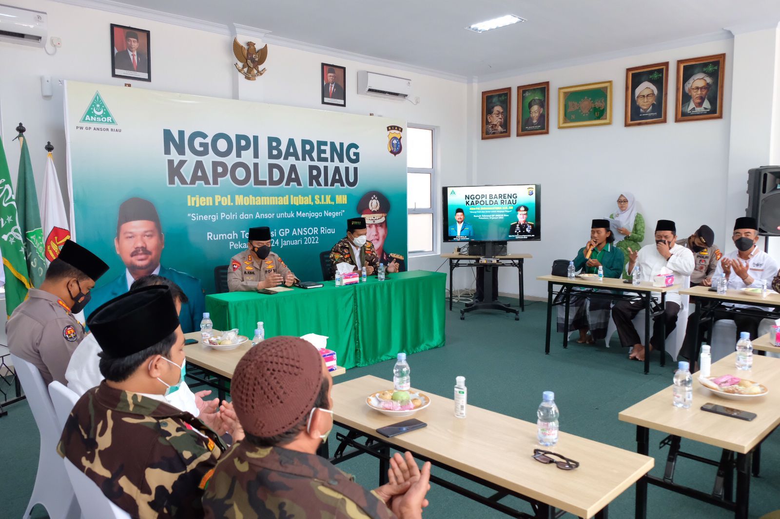 Silaturahmi Ke GP Ansor Provinsi Riau, Irjen Iqbal :  Sinergi Untuk Masyarakat Riau