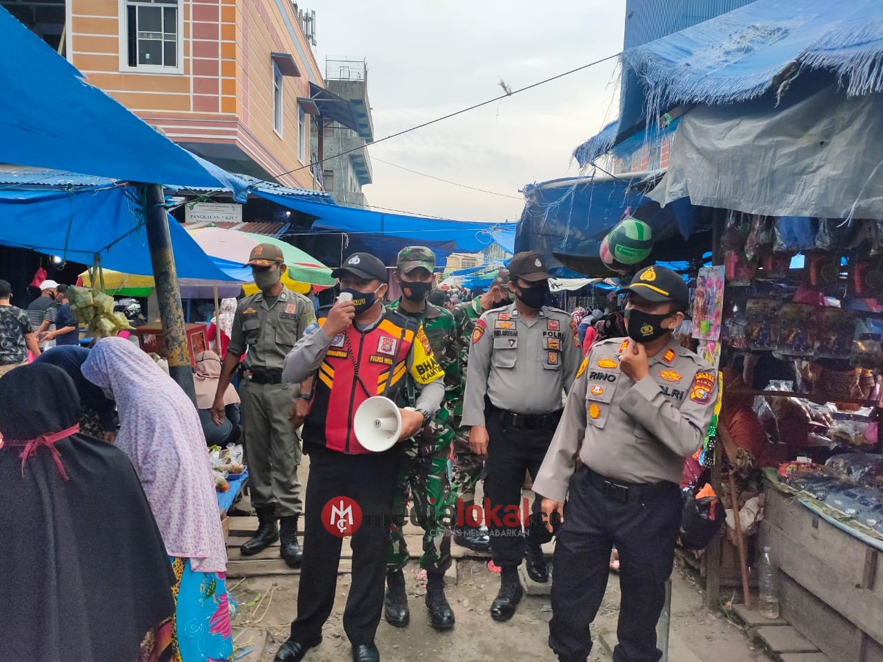 Ketua Pemuda Pasar Kayu Jati Apresiasi Gakplin oleh Polsek Tembilahan Hulu bersama Tim