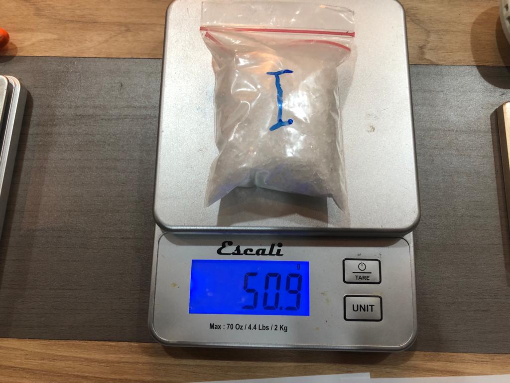 Anjing Pelacak Bea Cukai Batam Endus Sabu 101 Gram Tujuan Lombok