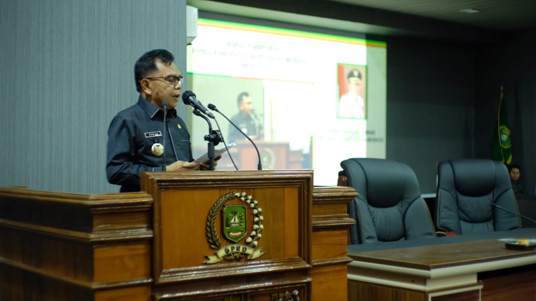 Pemkab Serahkan 5 Ranperda kepada DPRD Meranti