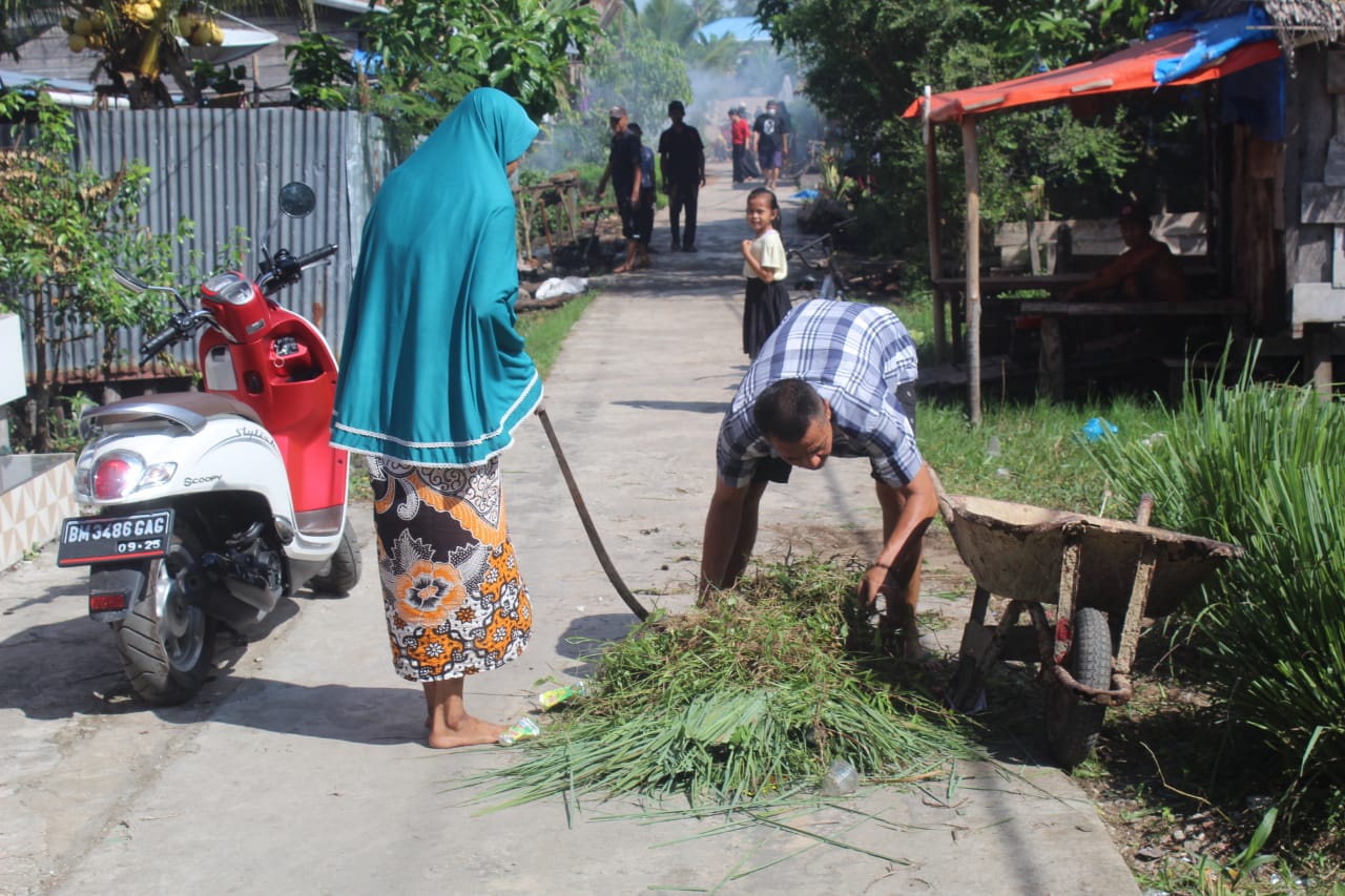 TMMD ke-111 Kodim 0314/Inhil, Kades Teluk Bunian: Tak Semua Desa Mendapatkan Kesempatan Seperti Ini