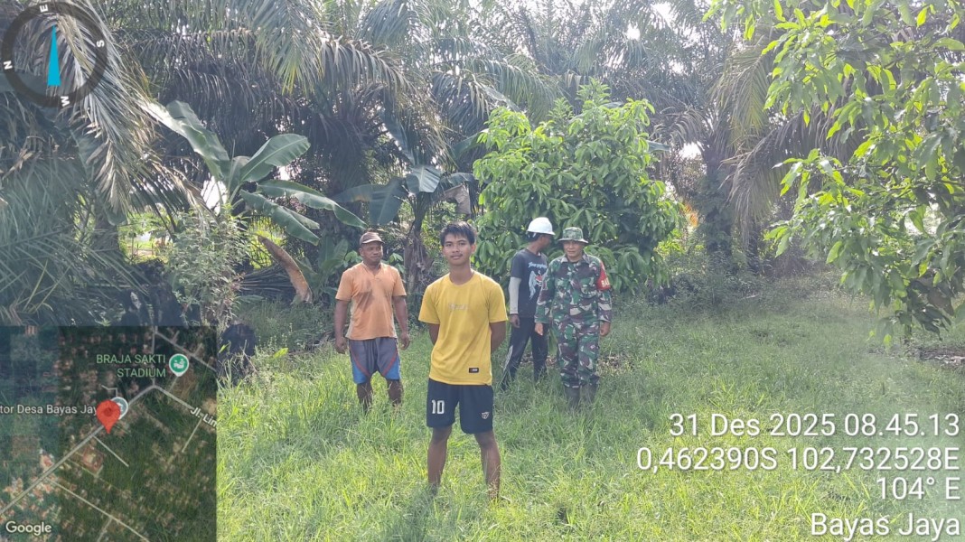 Patroli Tapal Batas di Wilayah Koramil 03/Tempuling, Upaya Jaga Keamanan dan Ketertiban