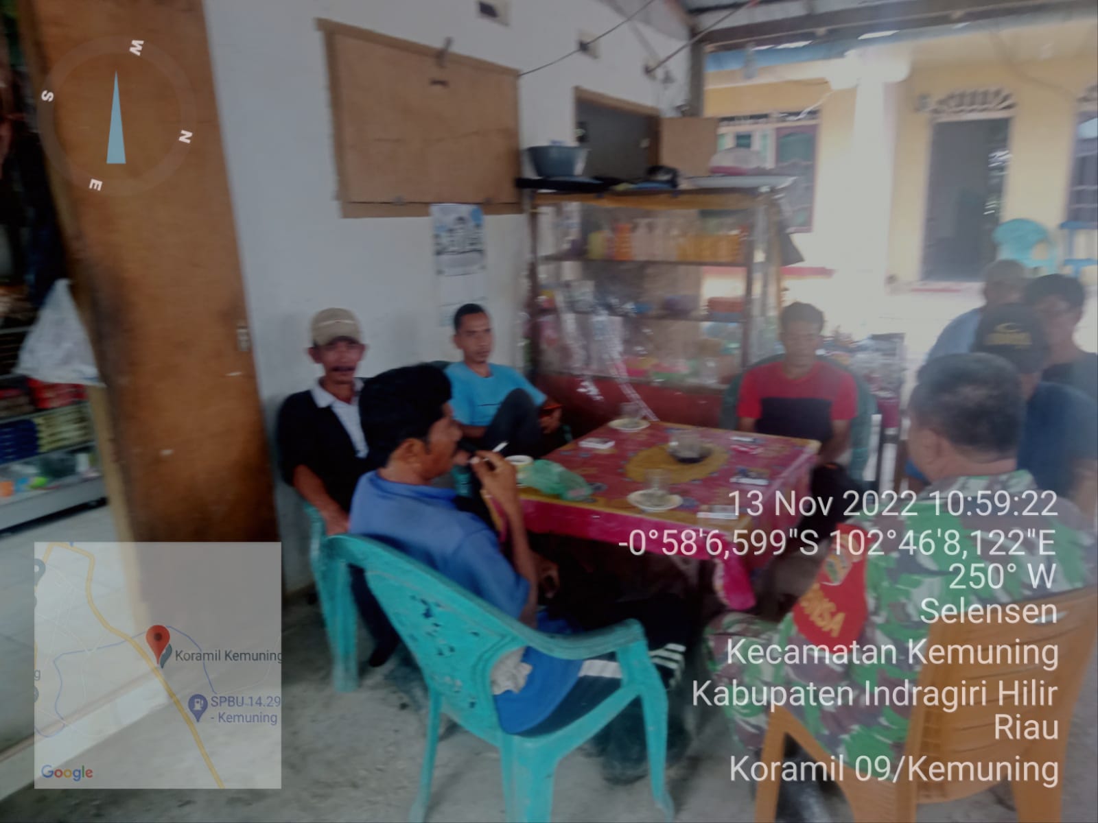 Rutinitas Aparat Laksanakan Komsos Oleh Sertu S. Sembiring