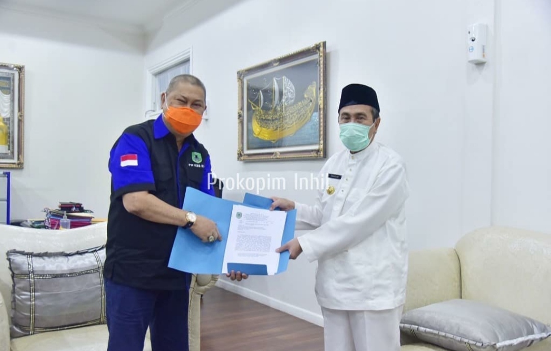 Wabup Inhil Jumpai Gubri, Bahas Rencana Muswil PW KBB Riau
