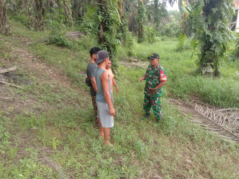 Patroli Karlahut: Babinsa Koramil 09/Kemuning Beraksi