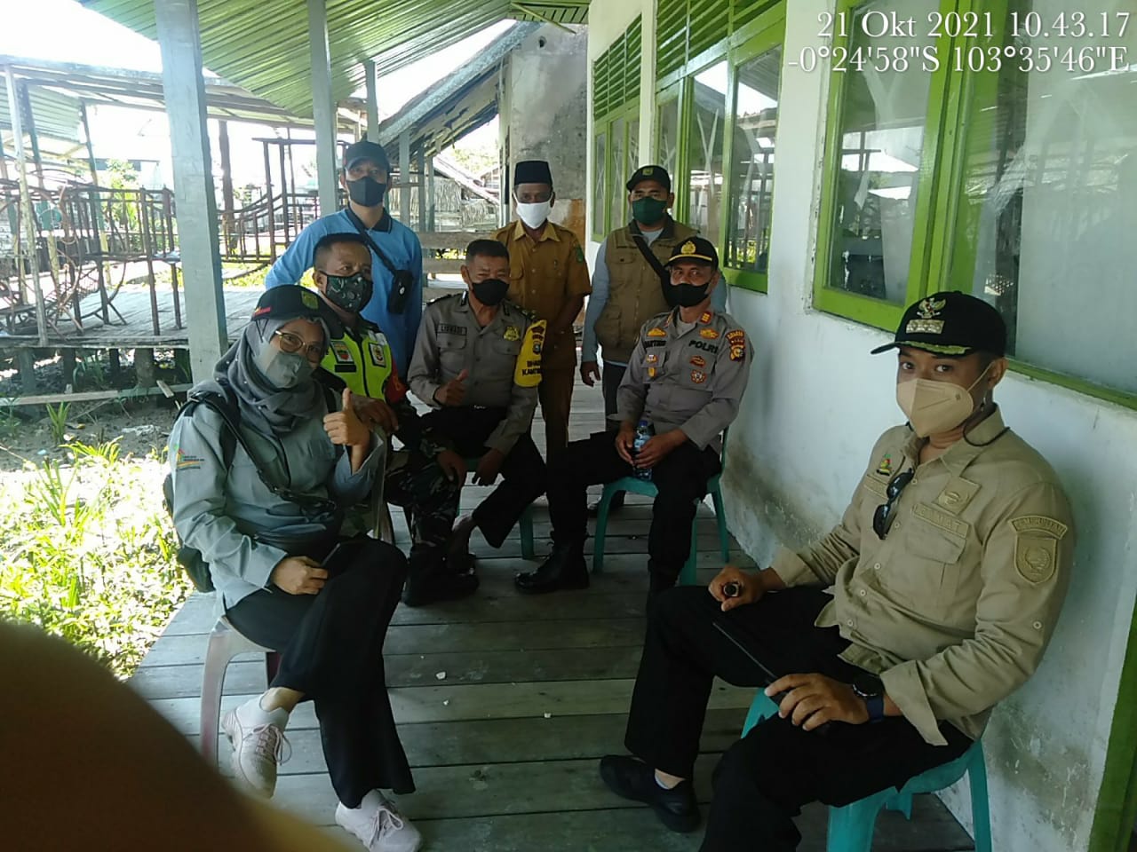 Babinsa Koramil 04/Kuindra Laksanakan Komsos Dalam Rangka Pilkades