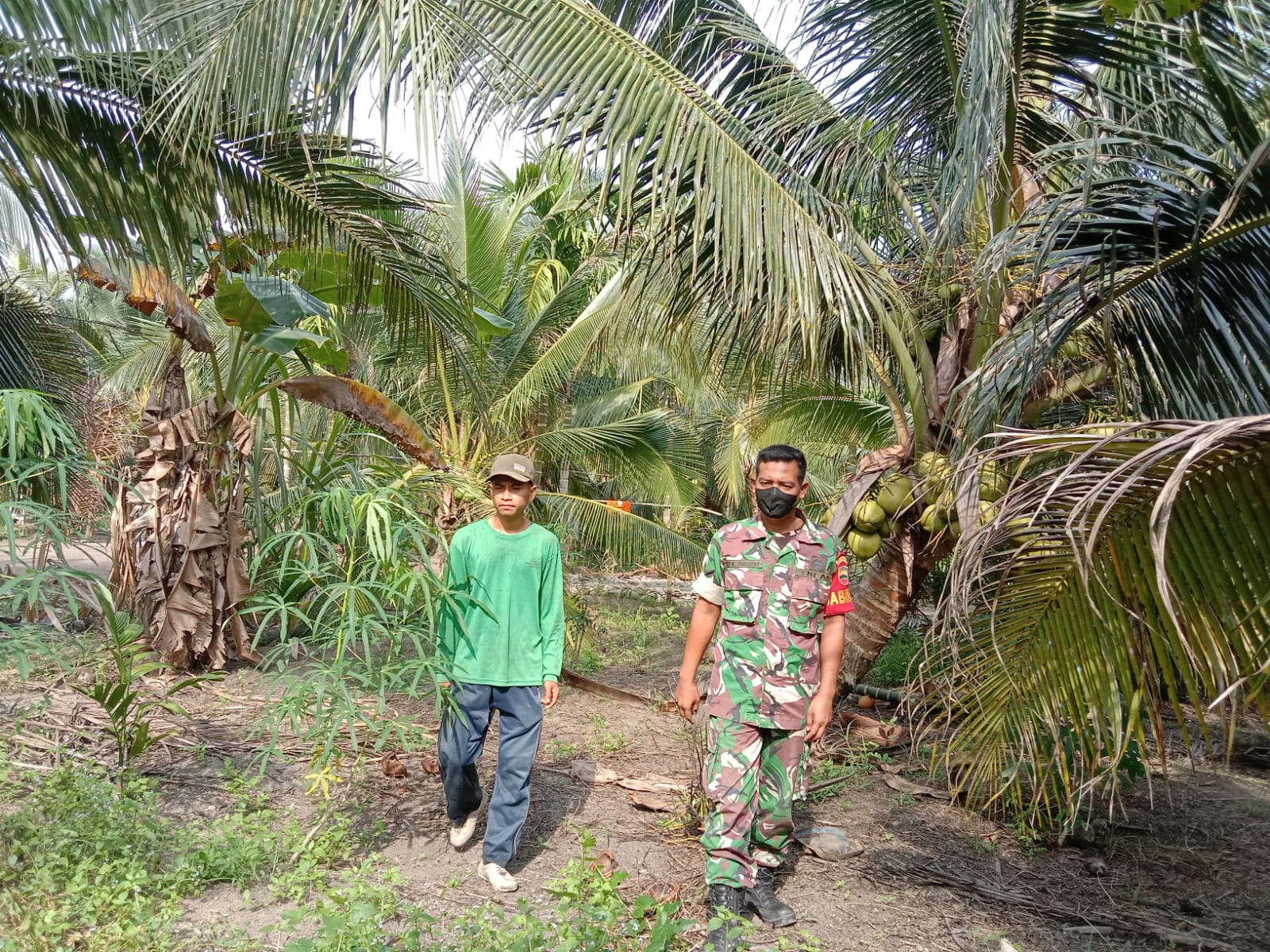 Himbauan Terkait Karhutla Terus Dilakukan Oleh Babinsa Koramil 04/Kuindra