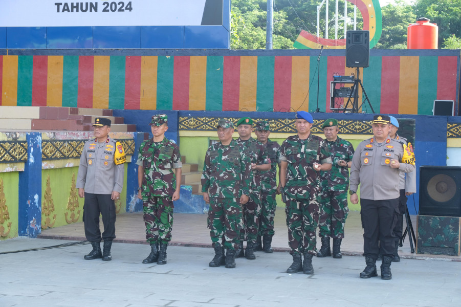 Apel Gelar Pasukan Jelang Kunker Jokowi di Dumai Dipimpin Danrem 031/WB