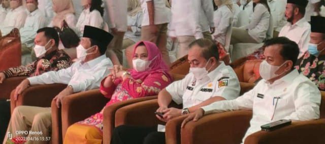 Plt Bupati Suhardiman Amby Hadiri Pelantikan Ketua DPD Gerindra Riau