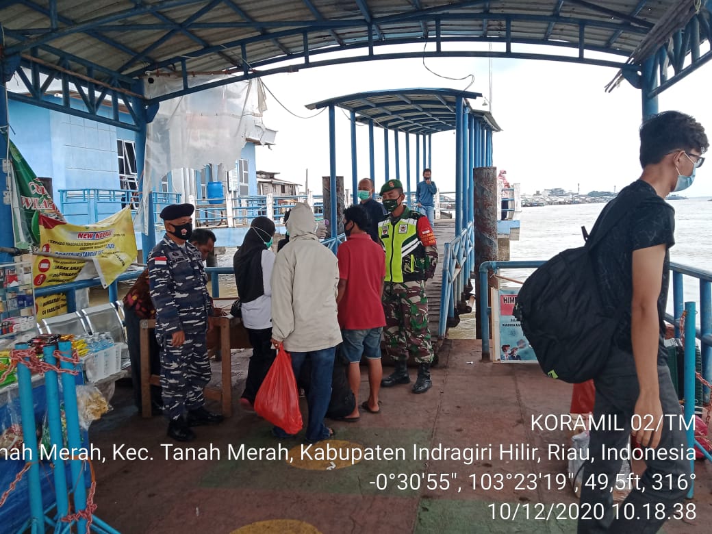 Setiap Warga yang Datang di Pelabuhan Kuala Enok Wajib Patuhi Protkes