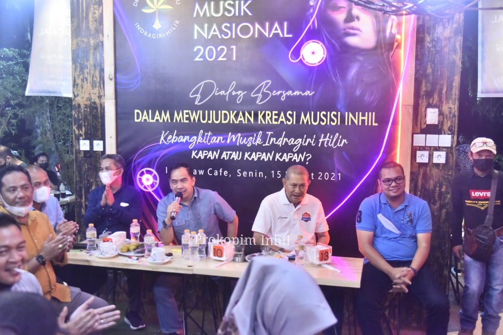 Dihadiri SU dan YVB, Dewan Kesenian Riau Gelar Dialog Bersama Kebangkitan Musisi Inhil