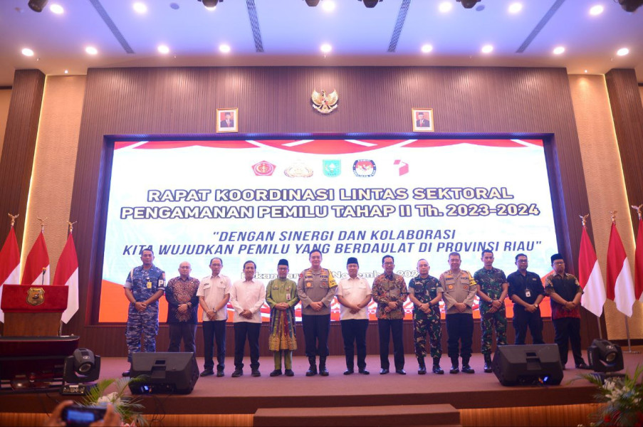 Kapolda Riau Minta Seluruh Pihak Bersinergi Wujudkan Pemilu Berdaulat