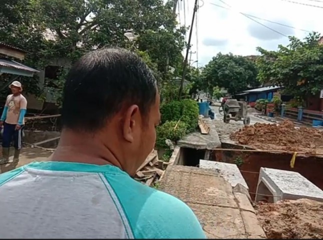 Dinas PUPR Rohul Awasi Ketat Bangunan Box Culvert di Jalan Iman Bonjol