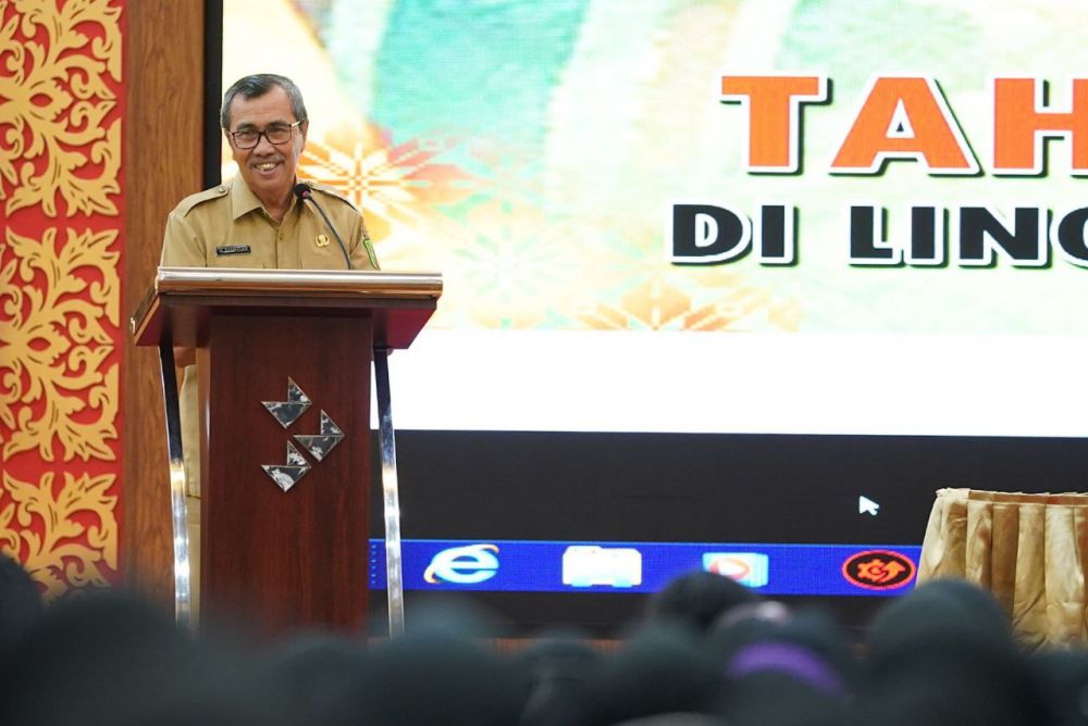 Gubri Syamsuar Imbau ASN Di Lingkungan Pemprov Riau Tingkatkan Kualitas Layanan Publik