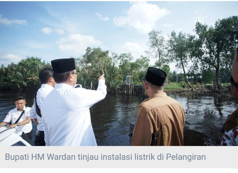 Kepemimpinan HM Wardan, Capai 98 persen Desa di Inhil Dialiri Listrik 24 Jam