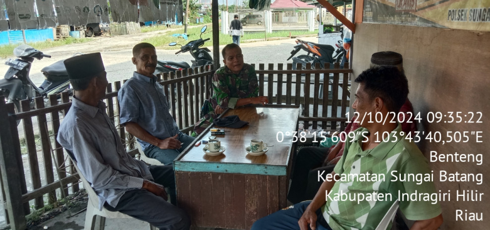 Ciptakan Pemilu Damai 2024 Bersama Babinsa Sertu M. Hasan