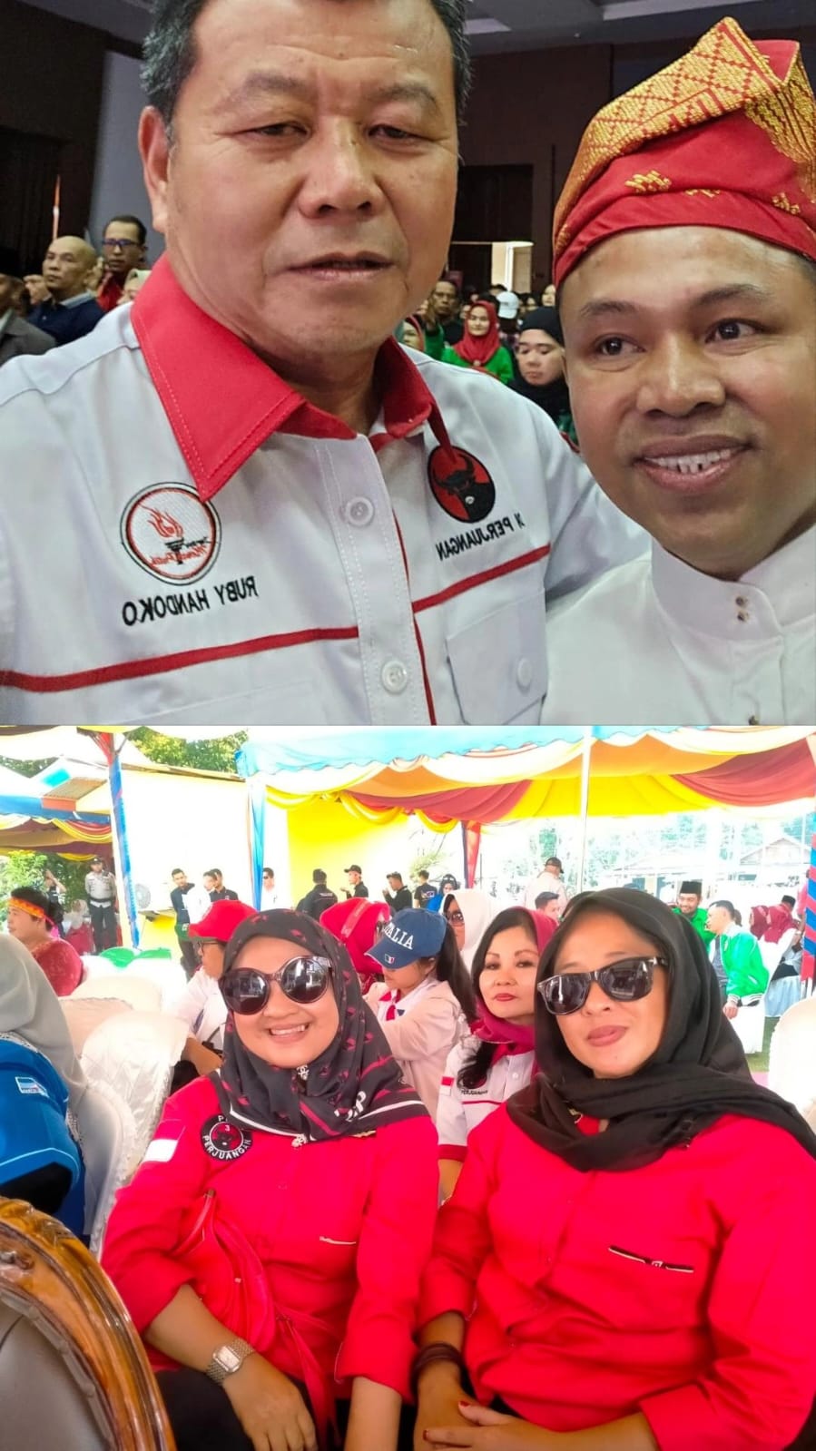 Srikandi DPC PDIP bersama Taruna Merah Putih Riau Siap Dukung KBS dan Abdul Wahid - SF Hariyanto.