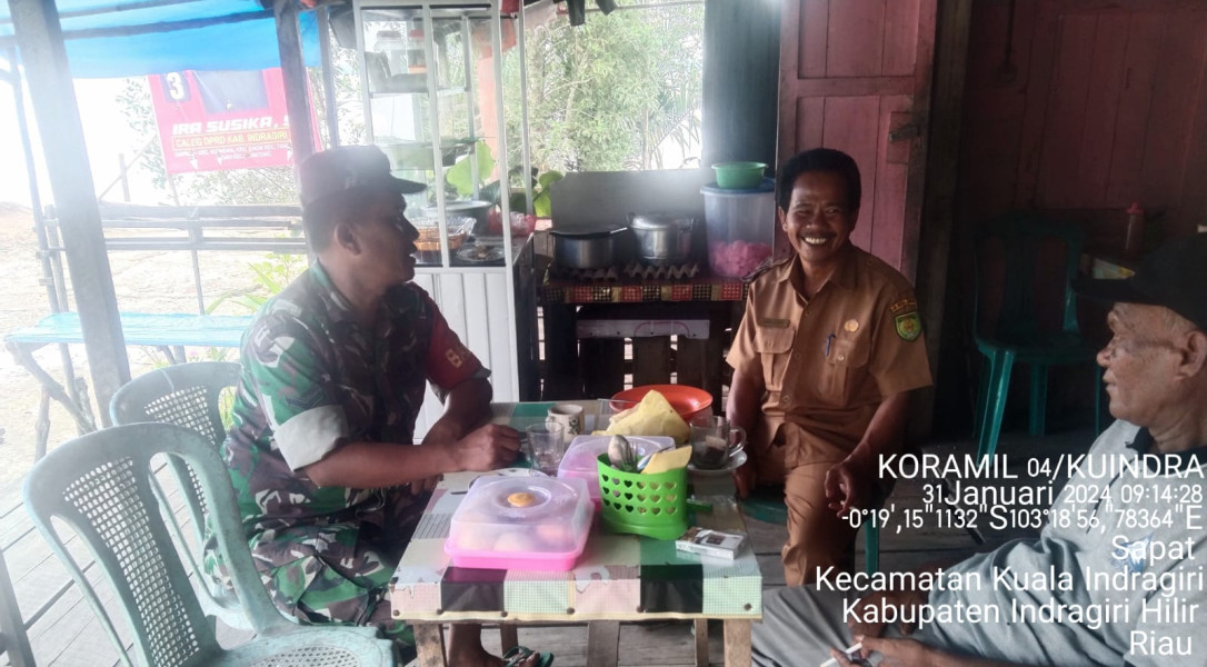 Ciptakan Saling Bertoleransi Antar Sesama Melalui Babinsa Koramil 04/Kuindra